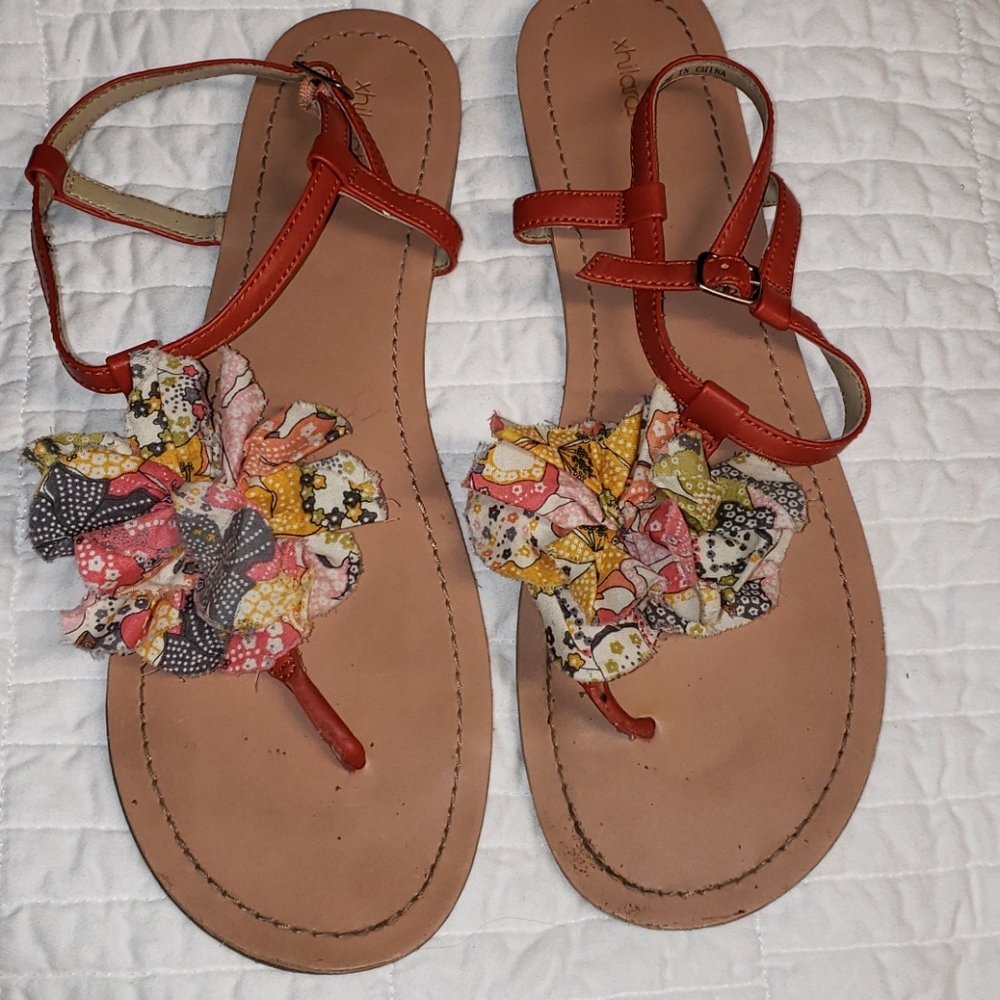 Xhilaration flower sandals